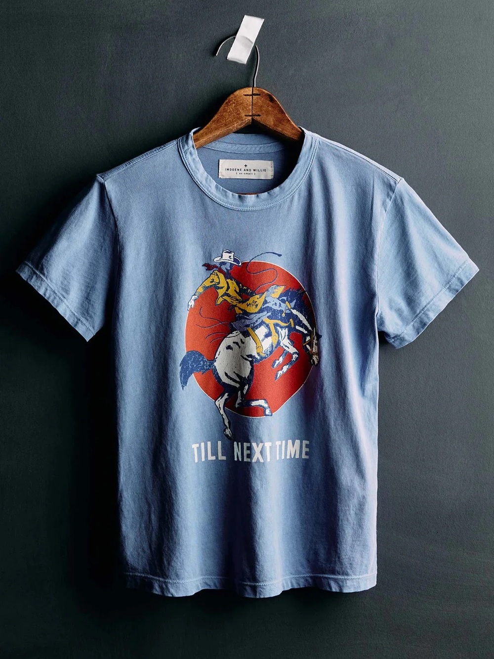 imogene + willie the "next time" tee in blue size medium - Picture 2 of 4